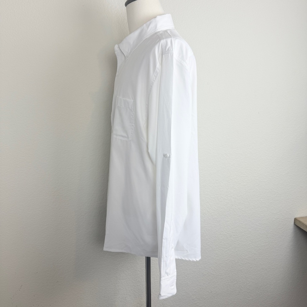 Coolibar Men's Aricia Sun Shirt White XL - Picture 6 of 14
